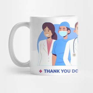 Thank You Doctors & Nurses Corona Mug